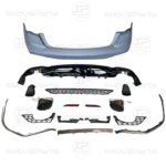 2020+ Paragolpes Trasero Audi A6 C8 Avant Look RS6 Carbono