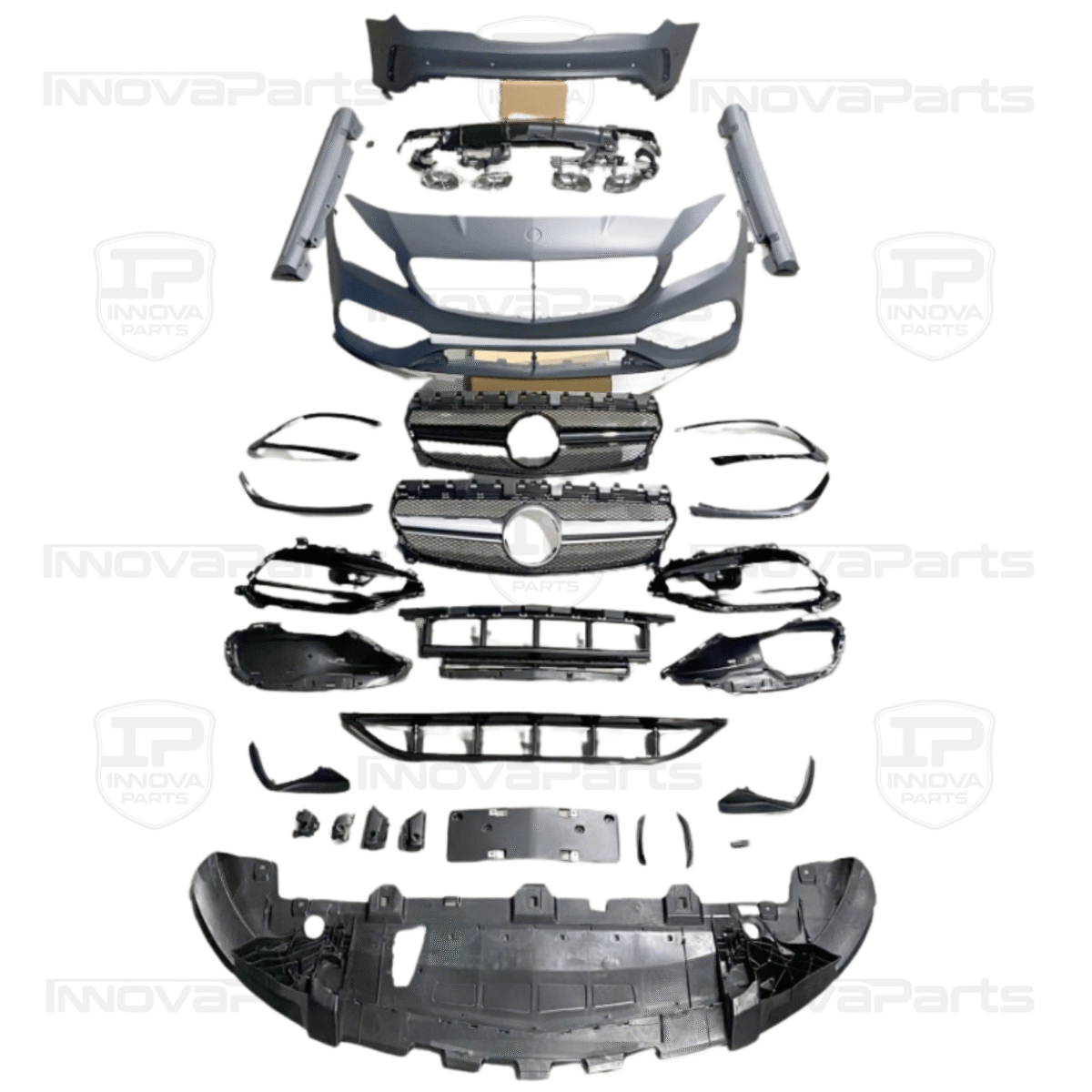 2013-2016 Kit Carrocería Mercedes Clase CLA W117 4P / SW LCI Look AMG CLA45 - Imagen 1