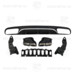 2014-2018 Difusor Trasero Mercedes Clase C W205 Coupe Look AMG C63 ABS