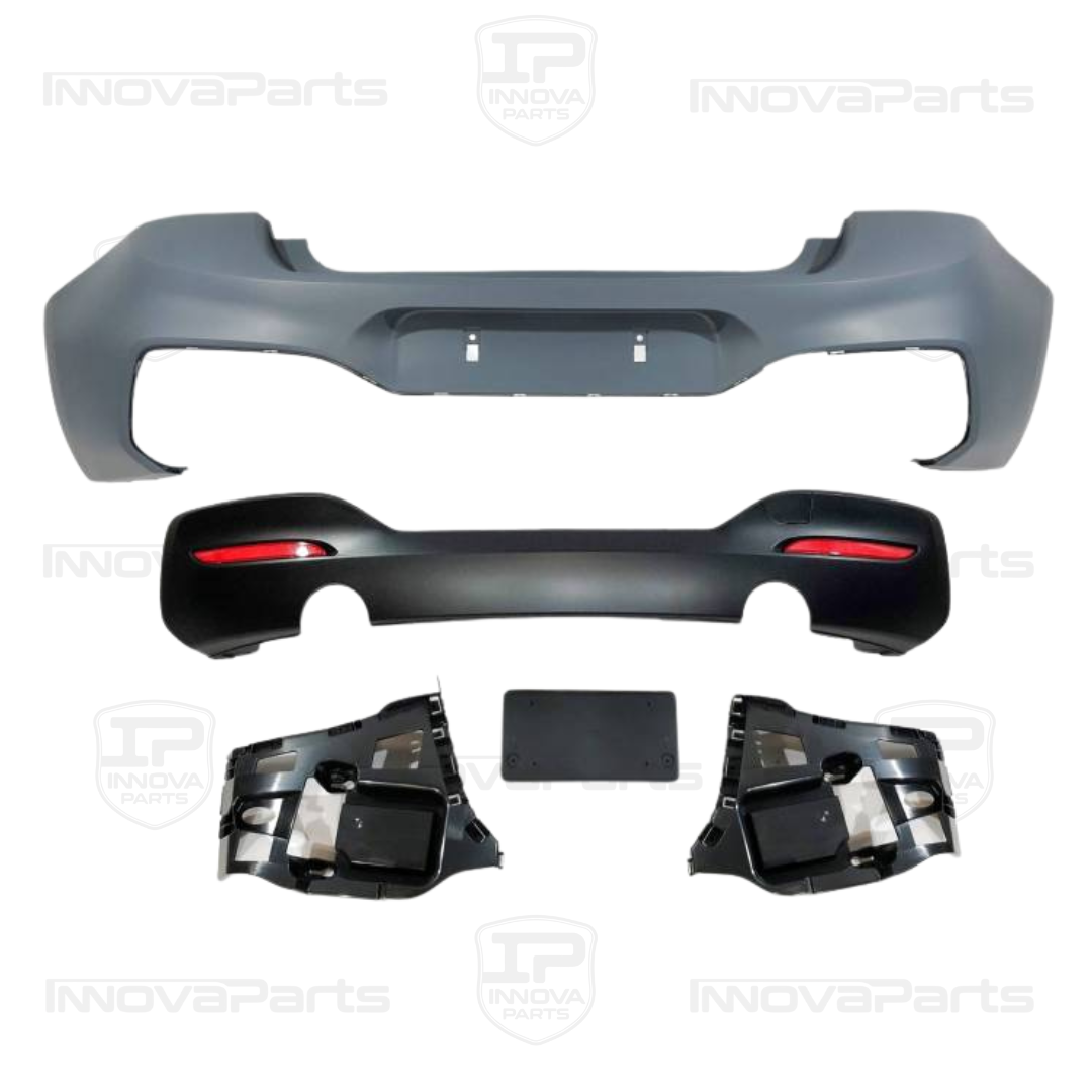 TCBF217 2015-2018 Paragolpes Trasero BMW F20 / F21 LCI Look M-tech - Imagen 1