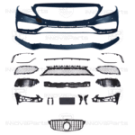 2014-2018 Paragolpes Delantero Mercedes Clase C W205 / 4P / SW Look C63